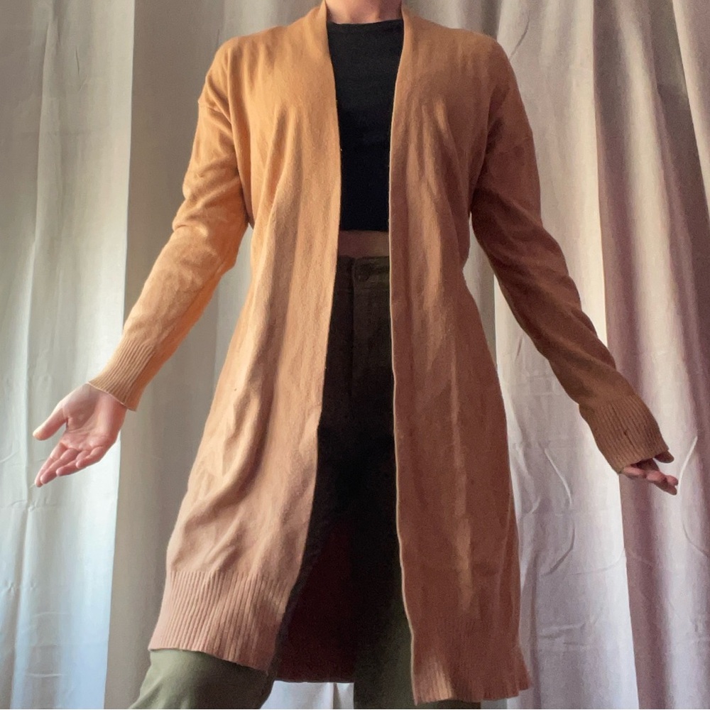 Elegant Women's Brown Cardigan